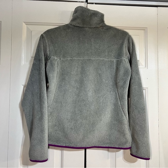 Patagonia Women's ReTool Snap-T Pullover Grey Gray Purple Size Small - Picture 5 of 6